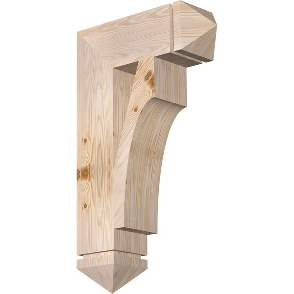 Ekena Millwork Westlake Arts & Crafts Smooth Bracket, Douglas Fir, 5 1/2"W x 18"D x 30"H BKT06X18X30WTL03SDF - main
